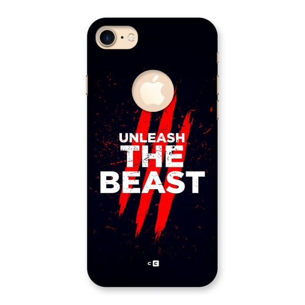 Unleash The Beast Back Case for iPhone 8 Logo Cut