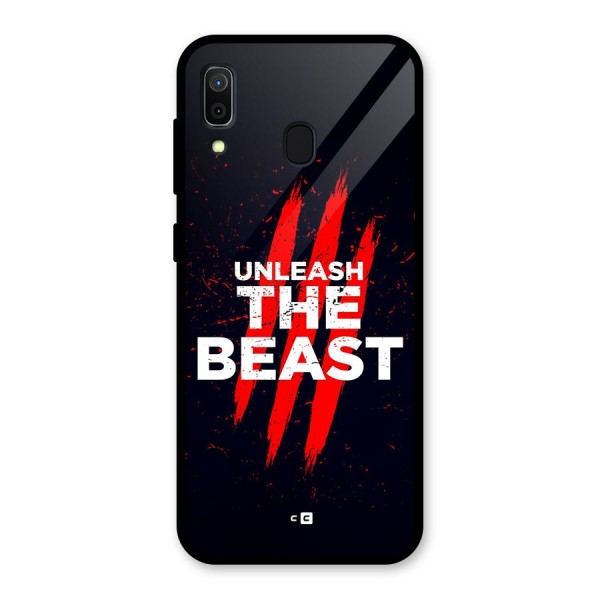 Unleash The Beast Glass Back Case for Galaxy A30