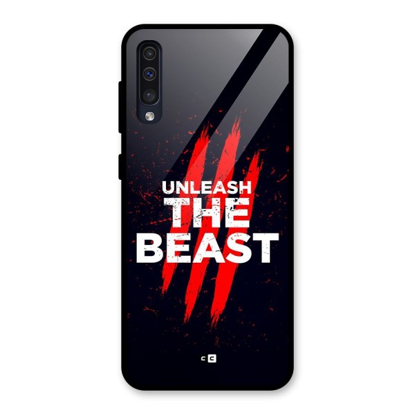 Unleash The Beast Glass Back Case for Galaxy A50