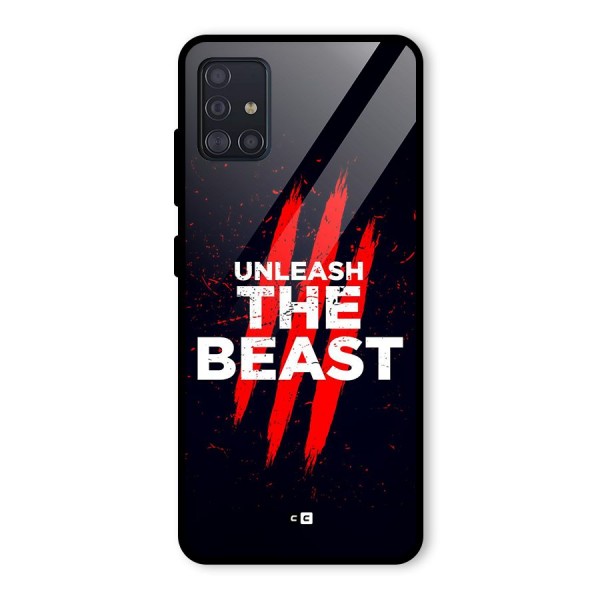 Unleash The Beast Glass Back Case for Galaxy A51