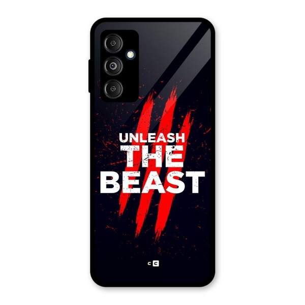 Unleash The Beast Glass Back Case for Galaxy M14 5G