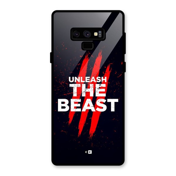 Unleash The Beast Glass Back Case for Galaxy Note 9