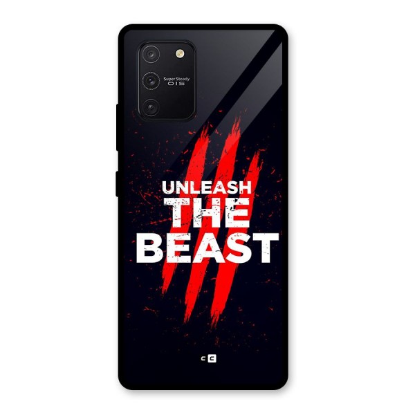 Unleash The Beast Glass Back Case for Galaxy S10 Lite