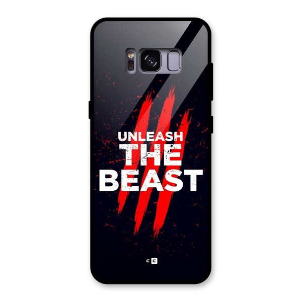 Unleash The Beast Glass Back Case for Galaxy S8