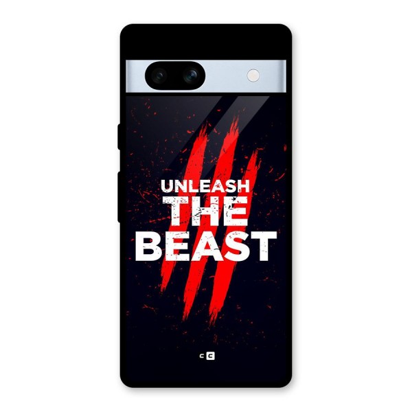 Unleash The Beast Glass Back Case for Google Pixel 7a