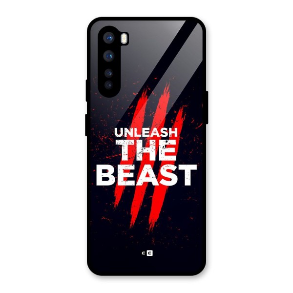 Unleash The Beast Glass Back Case for OnePlus Nord