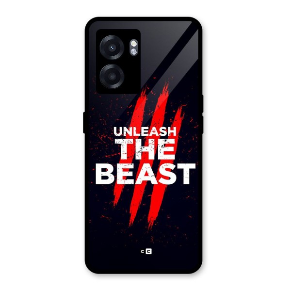 Unleash The Beast Glass Back Case for Oppo K10 (5G)