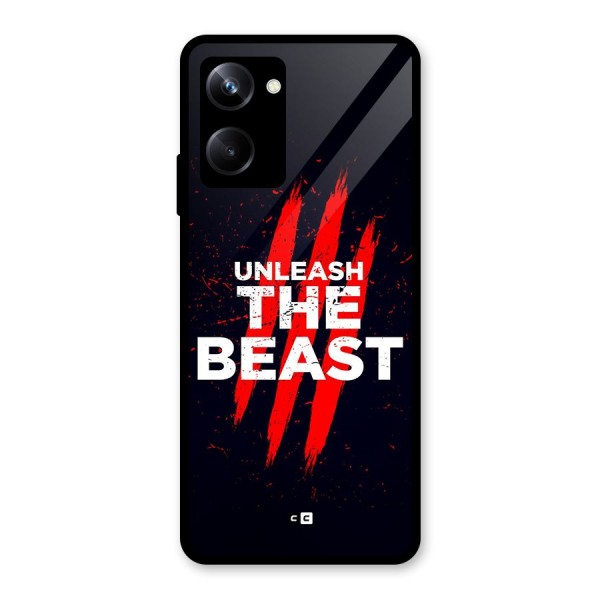 Unleash The Beast Glass Back Case for Realme 10 Pro