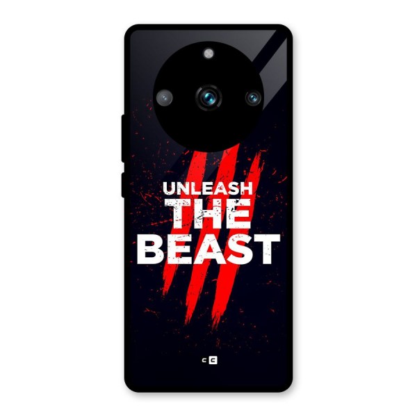 Unleash The Beast Glass Back Case for Realme 11 Pro