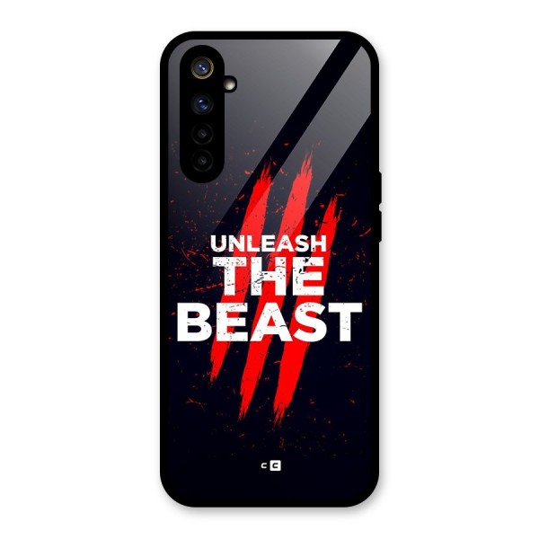 Unleash The Beast Glass Back Case for Realme 6