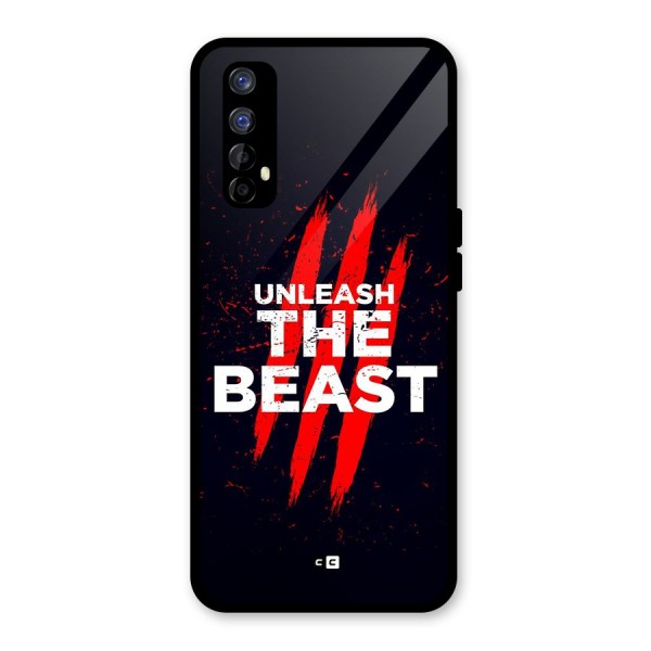 Unleash The Beast Glass Back Case for Realme 7