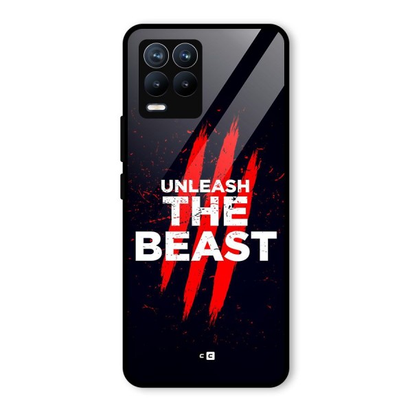 Unleash The Beast Glass Back Case for Realme 8 Pro