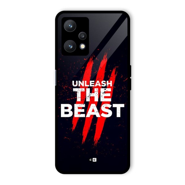 Unleash The Beast Glass Back Case for Realme 9 Pro 5G