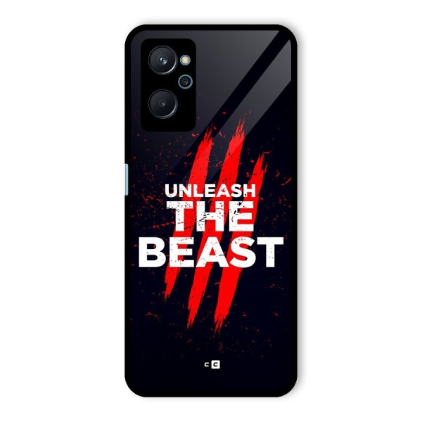 Unleash The Beast Glass Back Case for Realme 9i