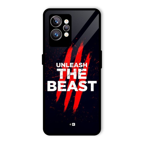 Unleash The Beast Glass Back Case for Realme GT2 Pro