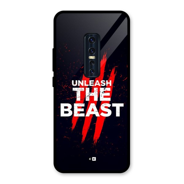 Unleash The Beast Glass Back Case for Vivo V17 Pro