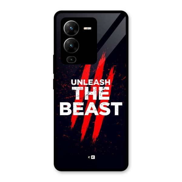 Unleash The Beast Glass Back Case for Vivo V25 Pro