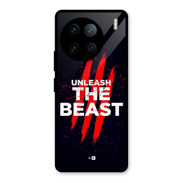 Unleash The Beast Glass Back Case for Vivo X90 Pro