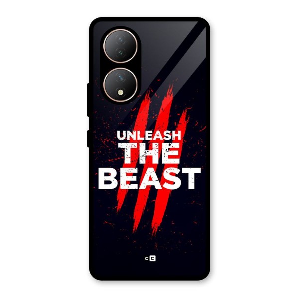 Unleash The Beast Glass Back Case for Vivo Y100A