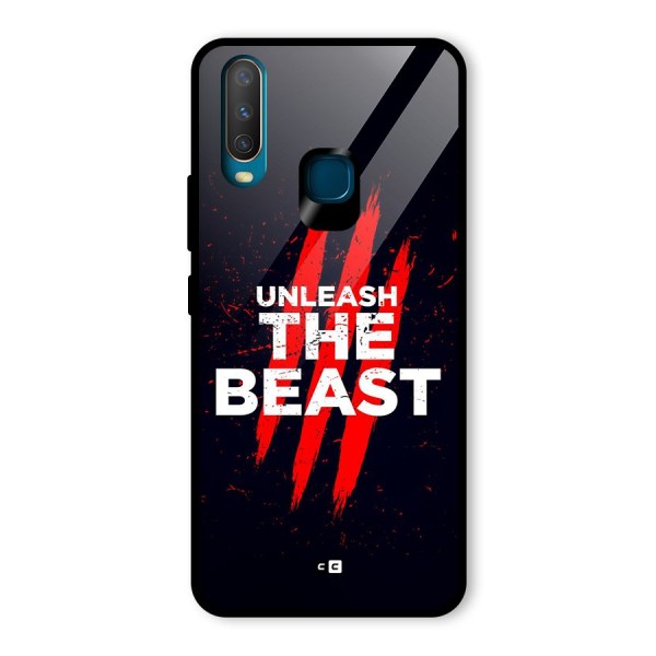 Unleash The Beast Glass Back Case for Vivo Y12