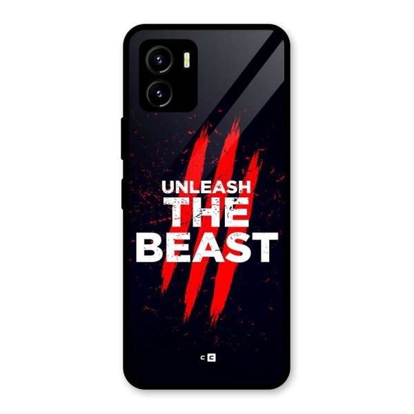 Unleash The Beast Glass Back Case for Vivo Y15s