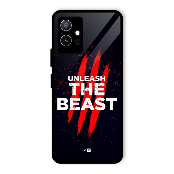 Unleash The Beast Glass Back Case for Vivo iQOO Z6