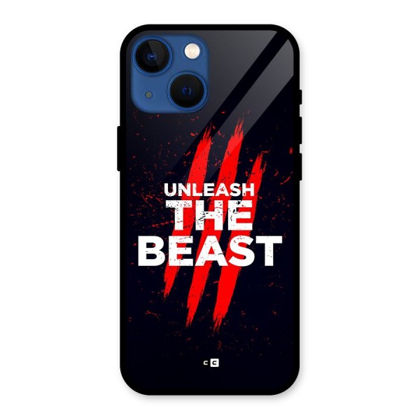 Unleash The Beast Glass Back Case for iPhone 13 Mini