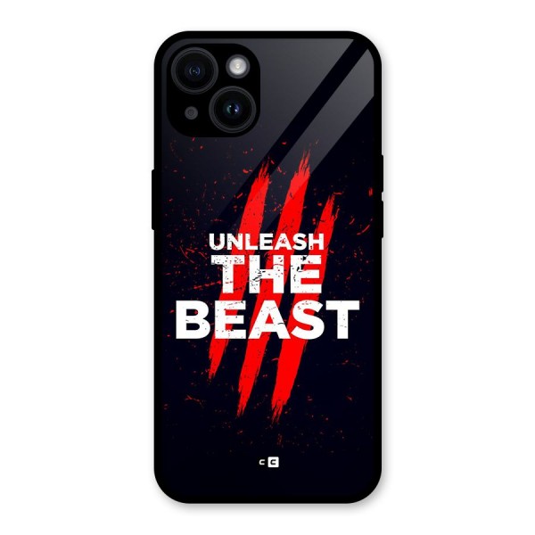 Unleash The Beast Glass Back Case for iPhone 14