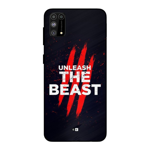 Unleash The Beast Metal Back Case for Galaxy M31