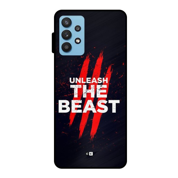 Unleash The Beast Metal Back Case for Galaxy M32 5G