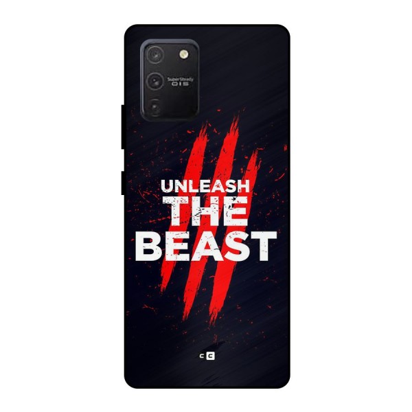 Unleash The Beast Metal Back Case for Galaxy S10 Lite