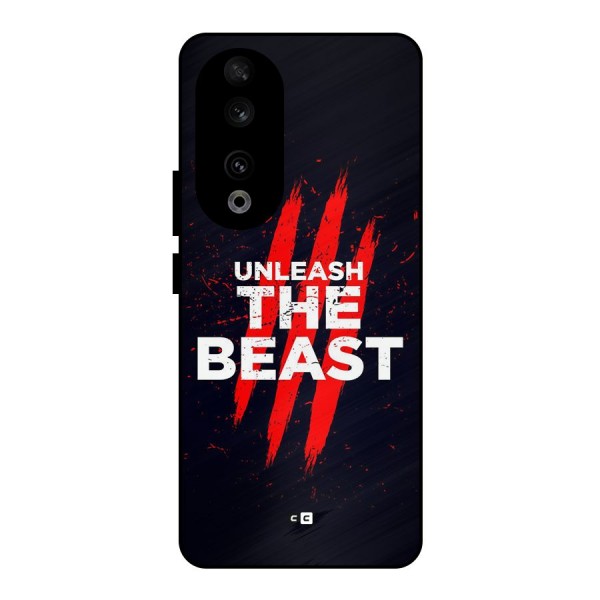 Unleash The Beast Metal Back Case for Honor 90