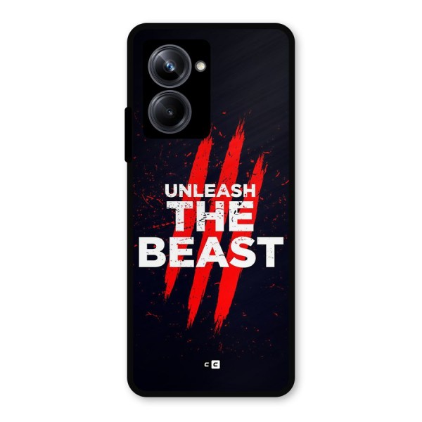 Unleash The Beast Metal Back Case for Realme 10 Pro