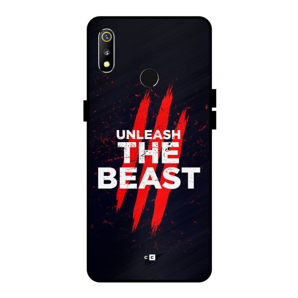 Unleash The Beast Metal Back Case for Realme 3