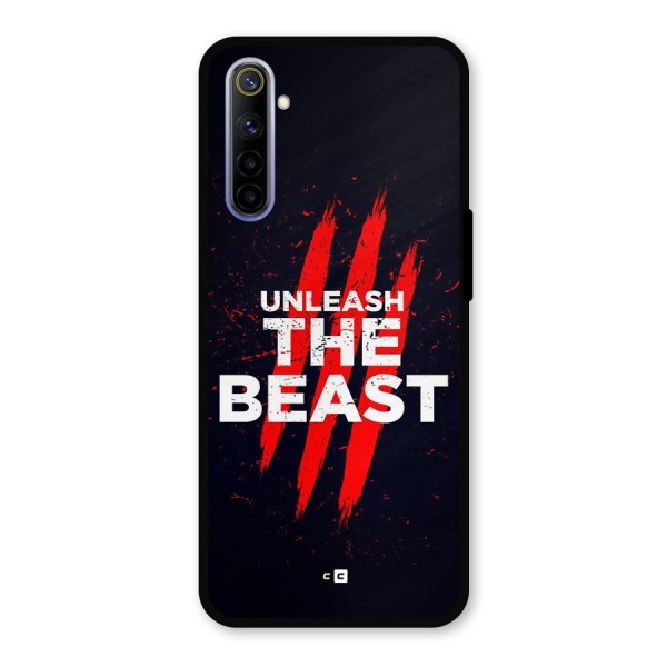 Unleash The Beast Metal Back Case for Realme 6