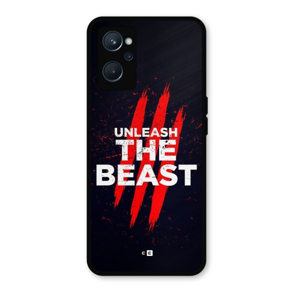 Unleash The Beast Metal Back Case for Realme 9i