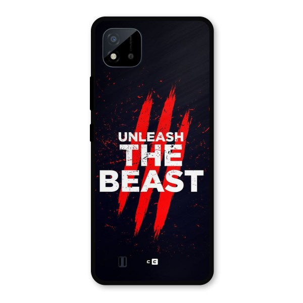 Unleash The Beast Metal Back Case for Realme C11 2021