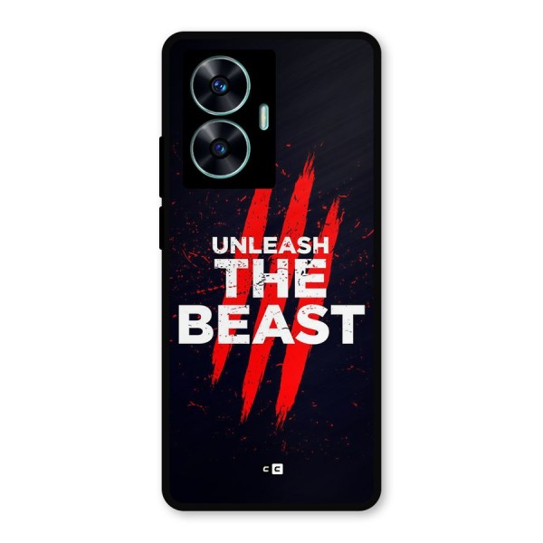 Unleash The Beast Metal Back Case for Realme C55