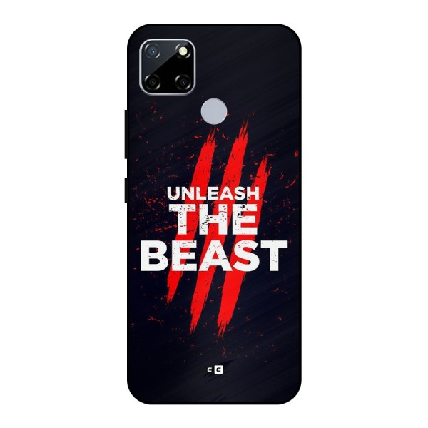 Unleash The Beast Metal Back Case for Realme Narzo 20