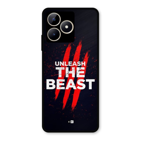 Unleash The Beast Metal Back Case for Realme Narzo N53