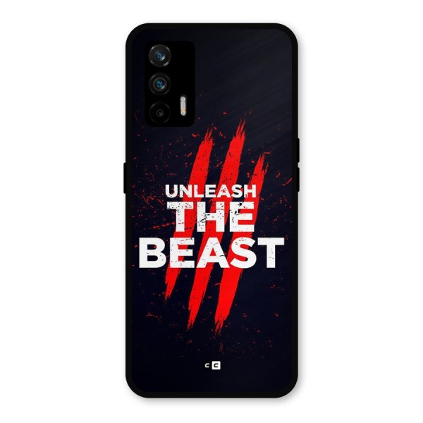 Unleash The Beast Metal Back Case for Realme X7 Max