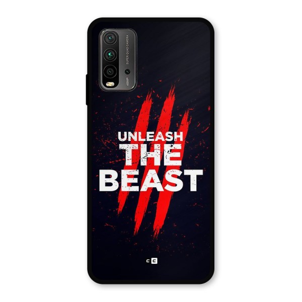 Unleash The Beast Metal Back Case for Redmi 9 Power