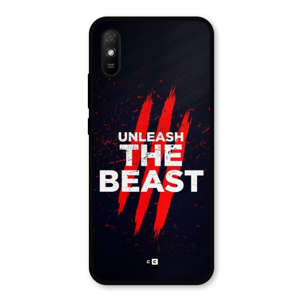 Unleash The Beast Metal Back Case for Redmi 9i