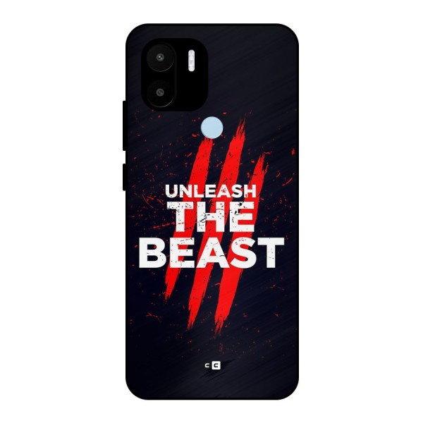 Unleash The Beast Metal Back Case for Redmi A1 Plus