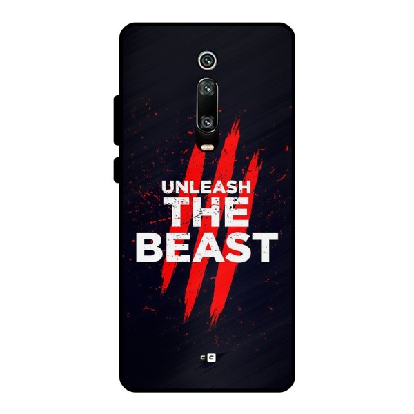 Unleash The Beast Metal Back Case for Redmi K20 Pro