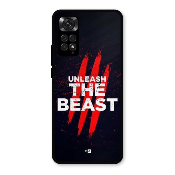 Unleash The Beast Metal Back Case for Redmi Note 11