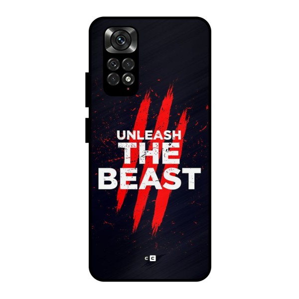 Unleash The Beast Metal Back Case for Redmi Note 11 Pro