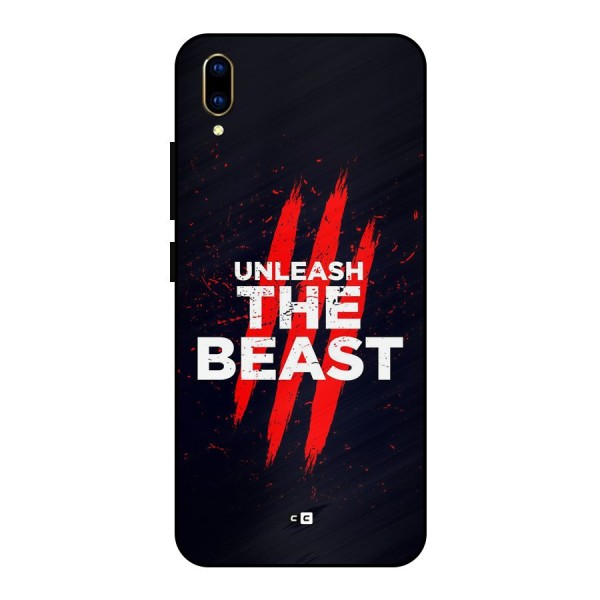 Unleash The Beast Metal Back Case for Vivo V11 Pro