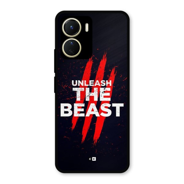 Unleash The Beast Metal Back Case for Vivo Y16