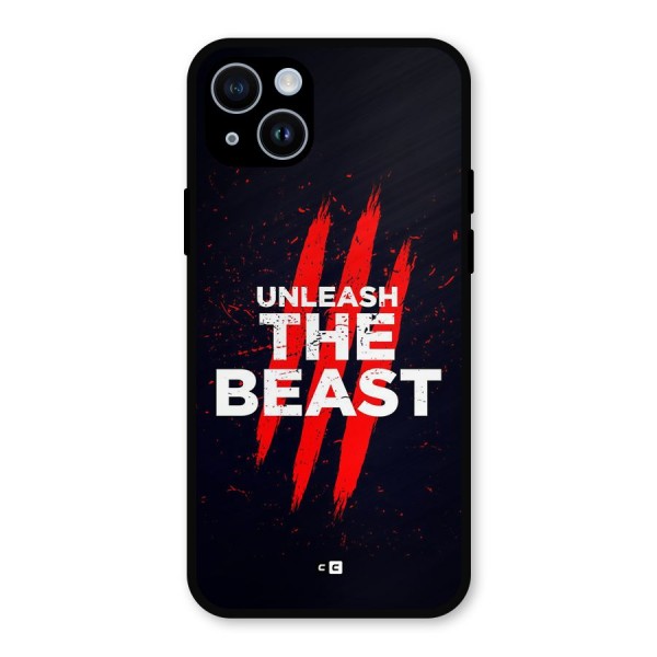 Unleash The Beast Metal Back Case for iPhone 14